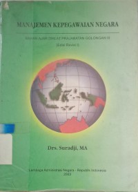Image of Manajemen Kepegawaian Negara