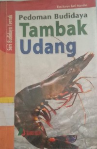 Image of Pedoman Budidaya Tombak Udang