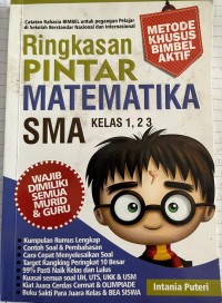 Image of Ringkasan Pintar Matematika SMA